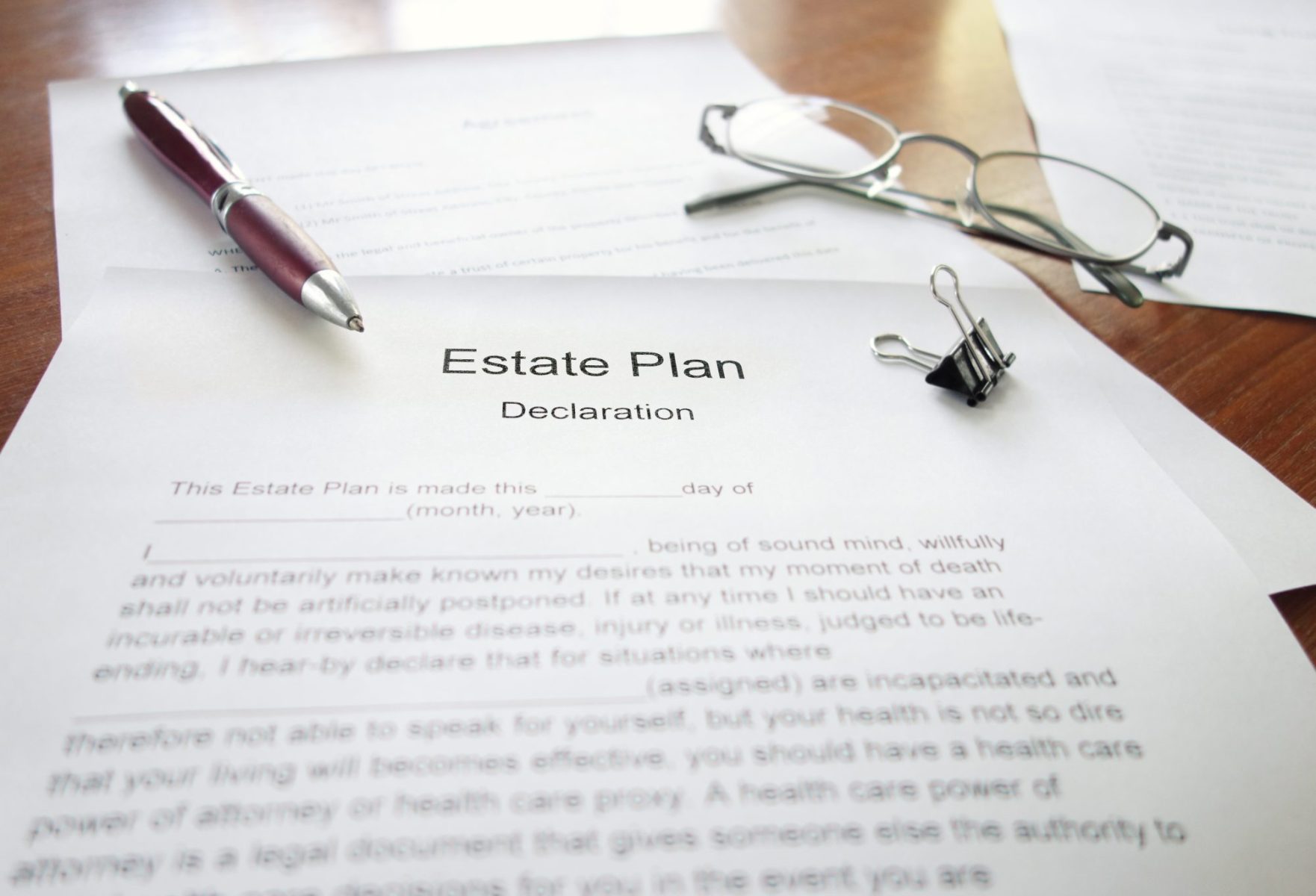 Please don’t write on your estate planning documents